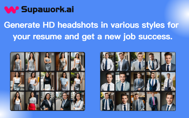 AI 职业照生成器 - Supawork AI插图