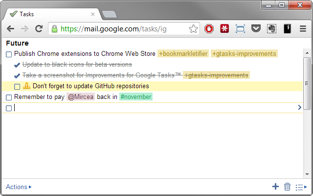 Improvements for Google Tasks™插图