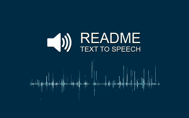 Readme - Text to Speech插图
