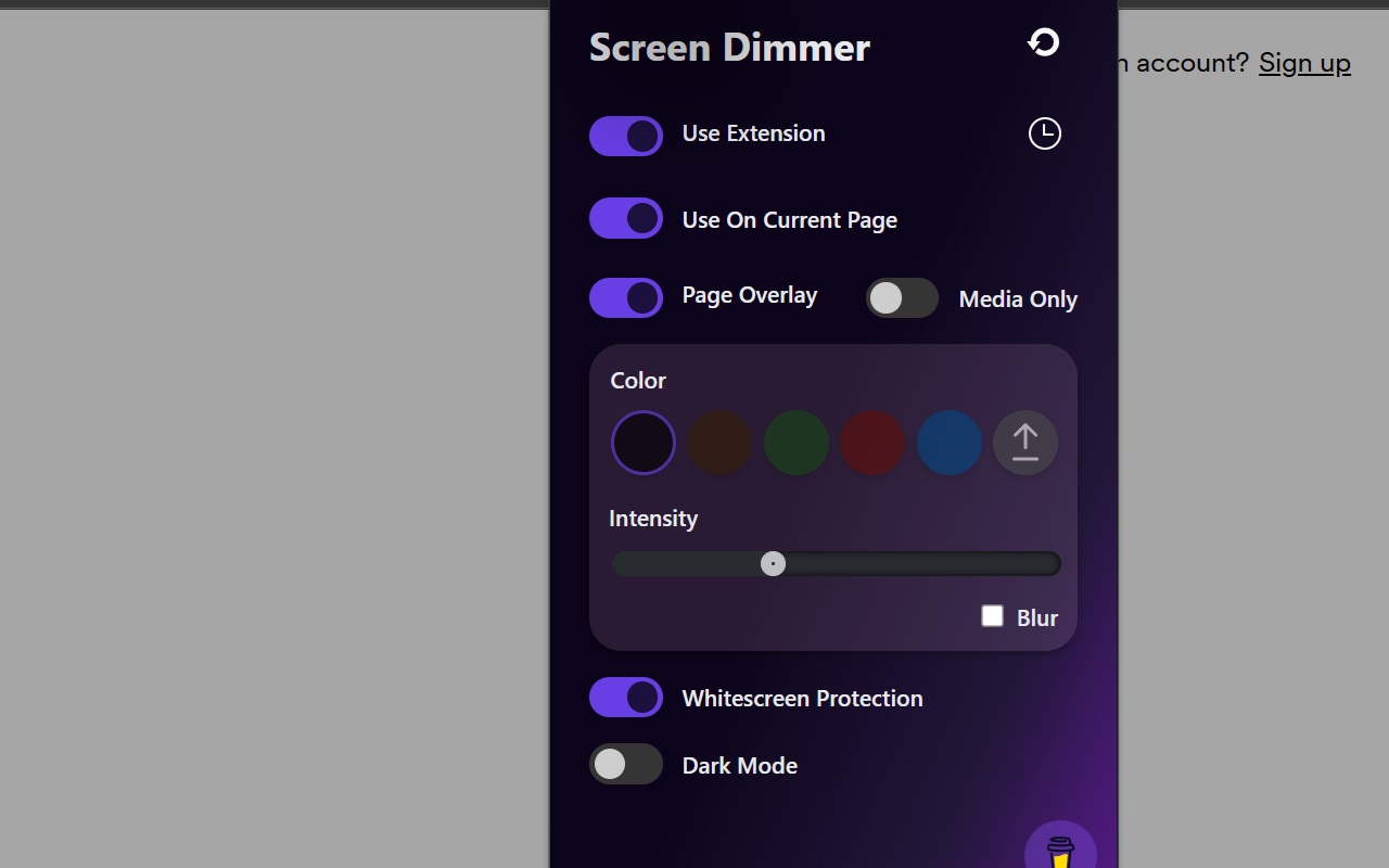 Screen Dimmer插图