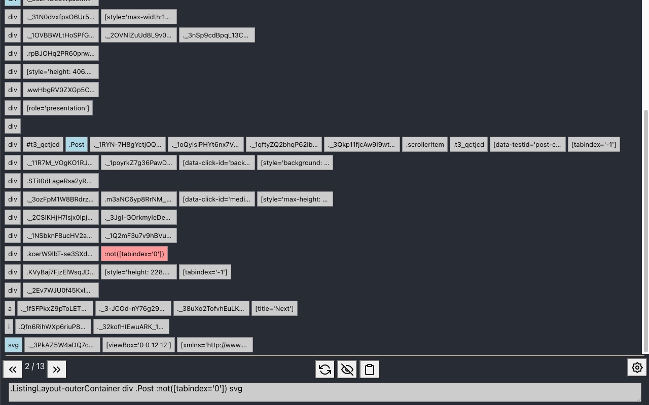 CSS Selector Helper插图