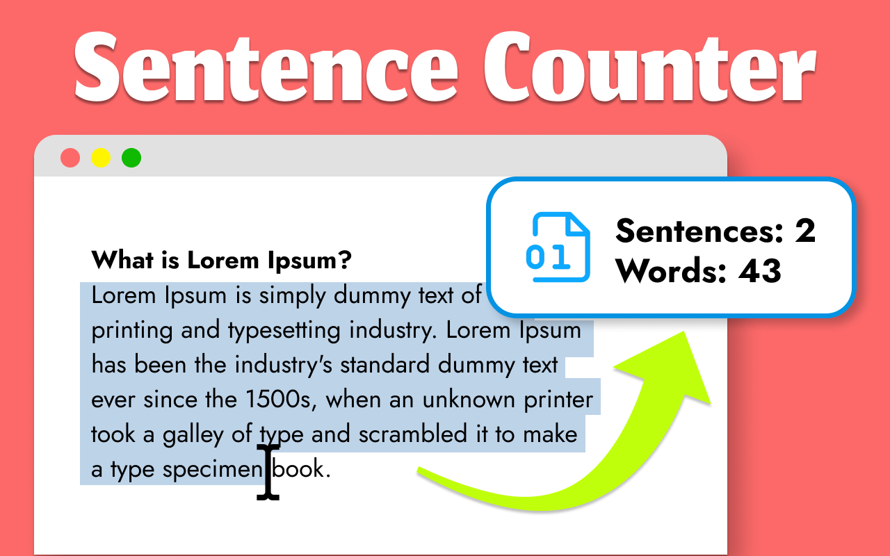 Sentence Counter插图