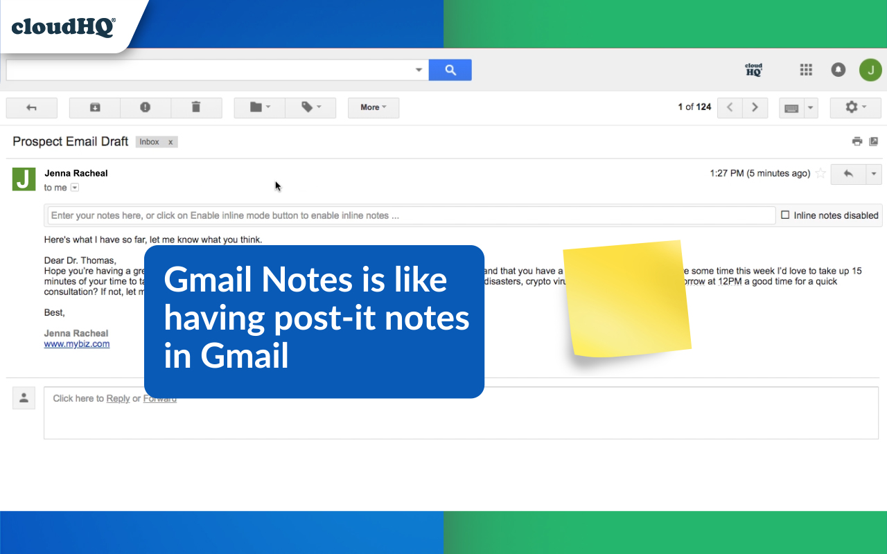 Notes for Gmail™ by cloudHQ插图