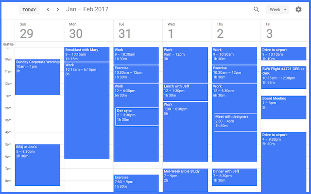 Event Durations for Google Calendar插图