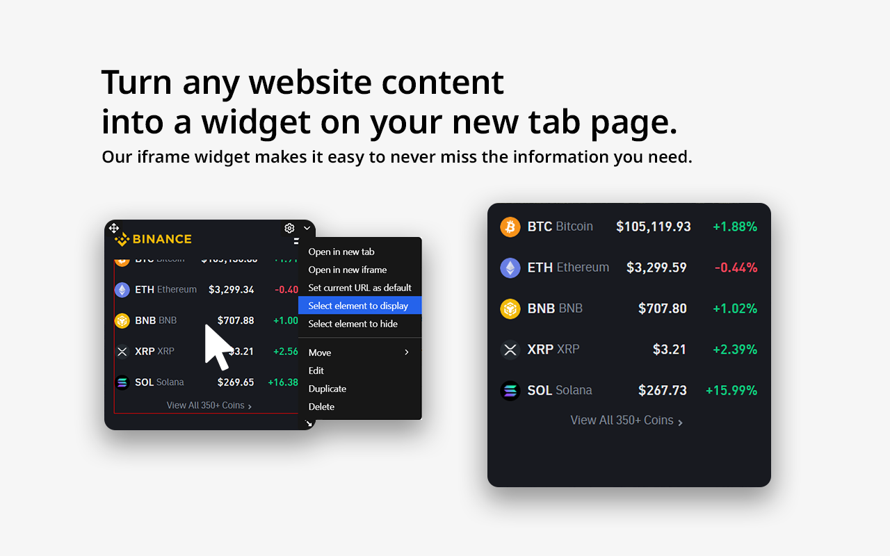 New Tab Widgets插图