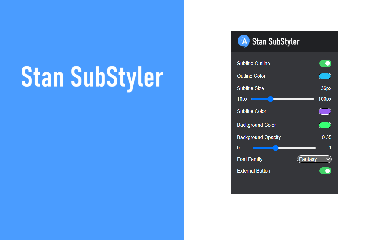 Stan SubStyler插图