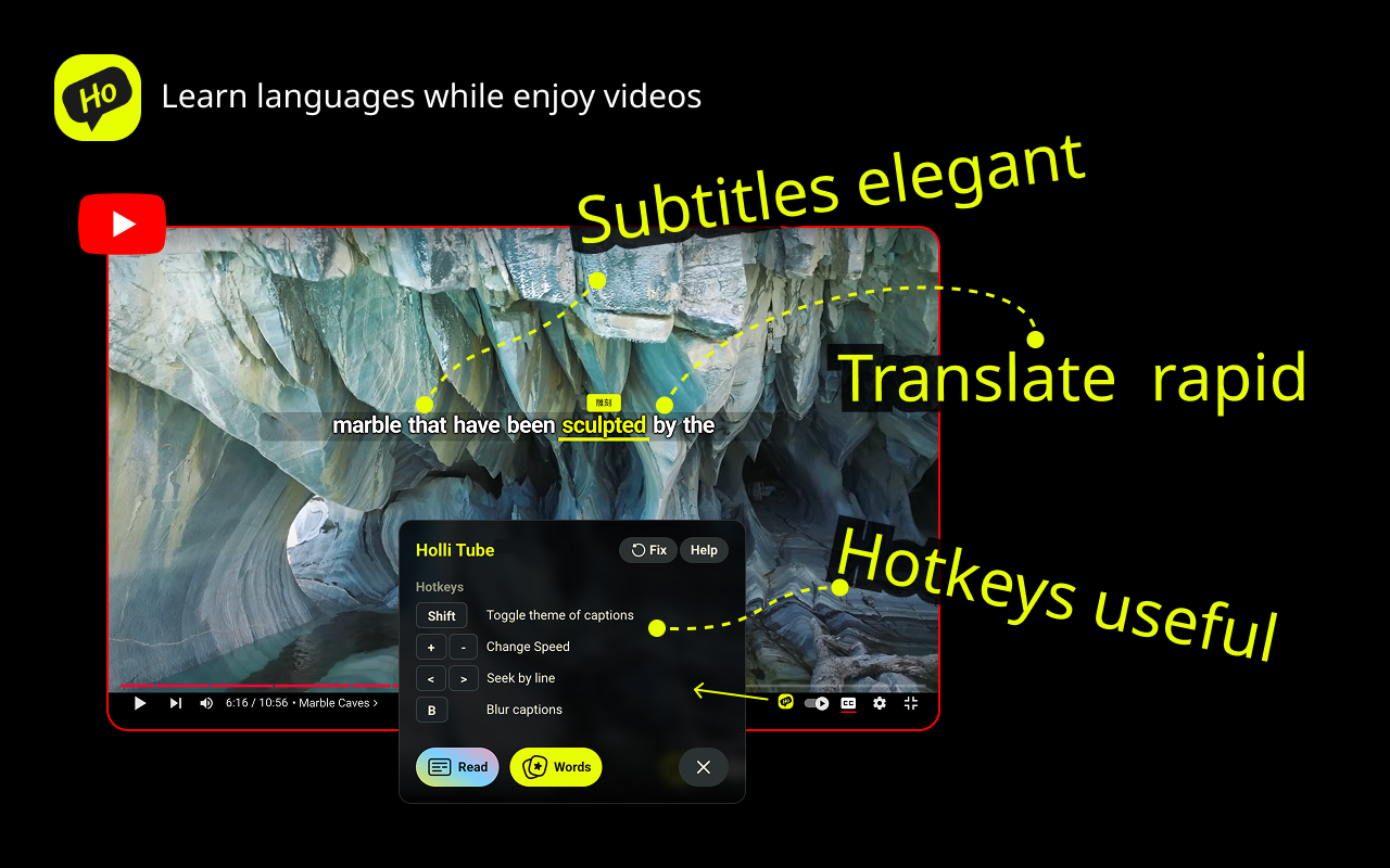 在YouTube上学习语言插图