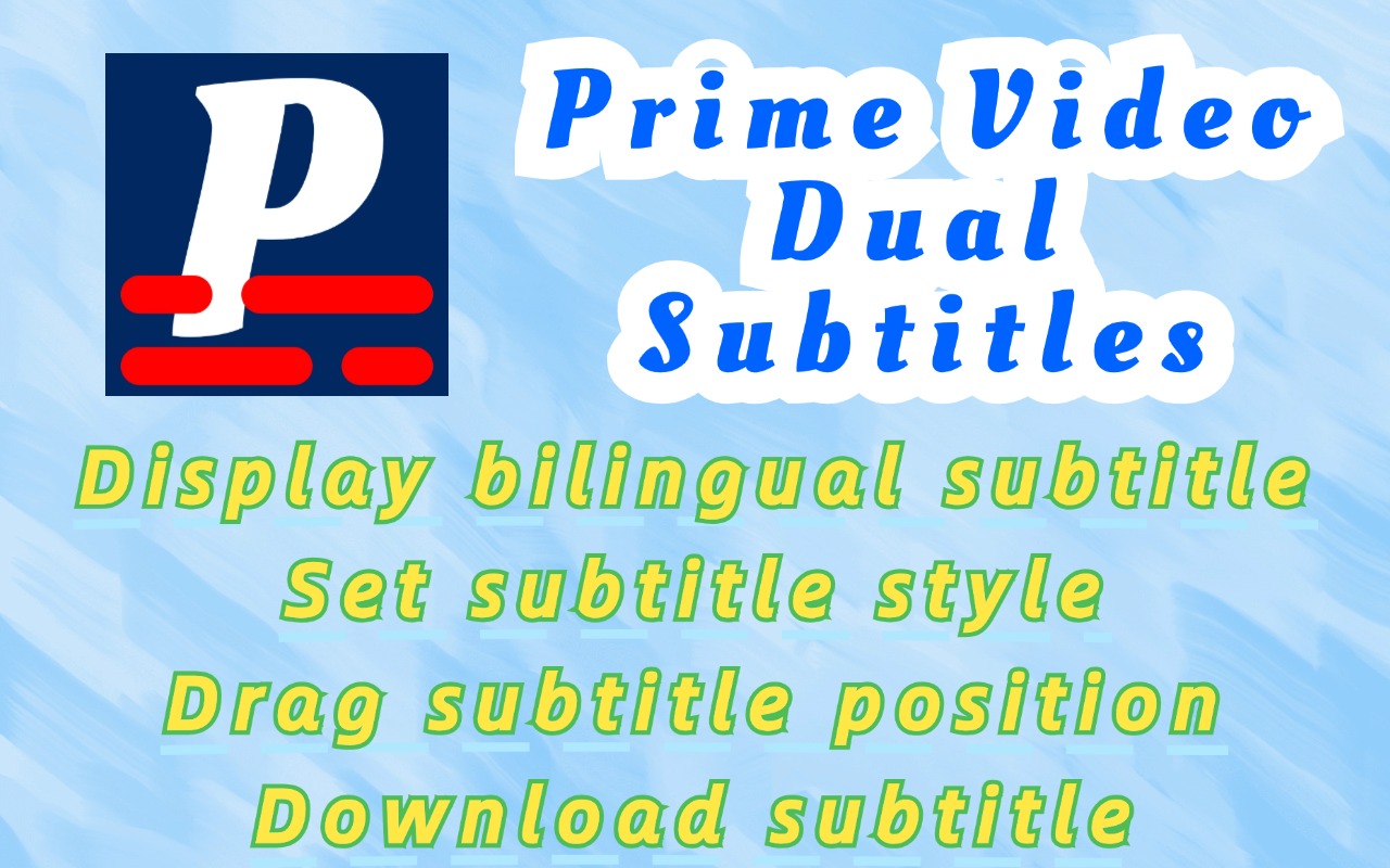 Prime Video 双字幕插图