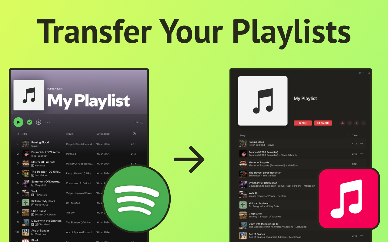 Spotify 到 Apple Music 播放列表转换器插图