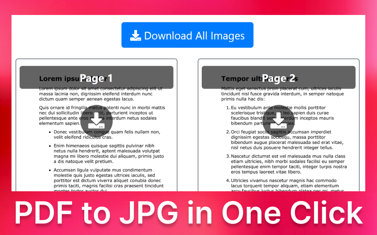 将 PDF 在线转换为 JPG，以高质量将 PDF 转换为 JPG插图