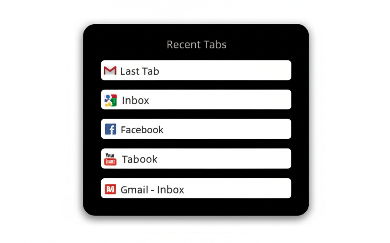 Recent Tabs插图