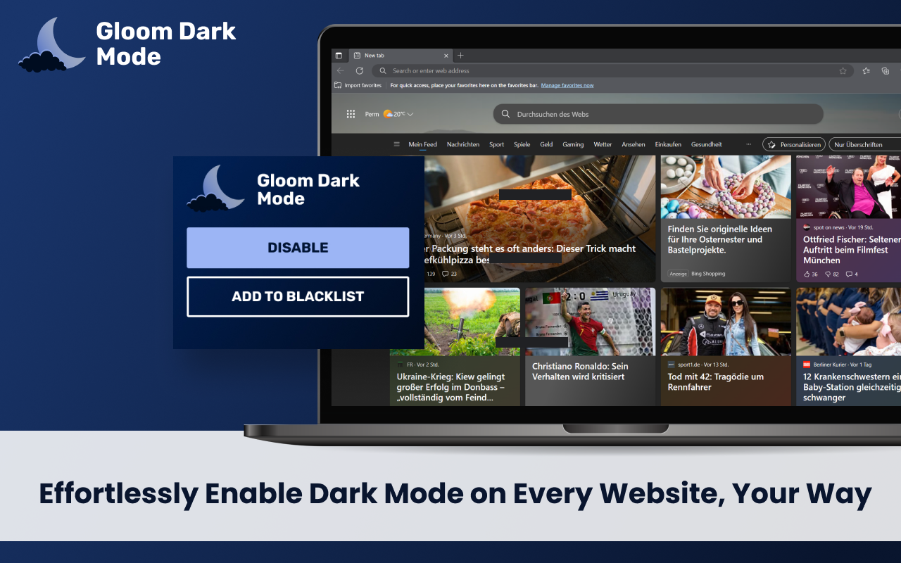 Gloom Dark Mode插图