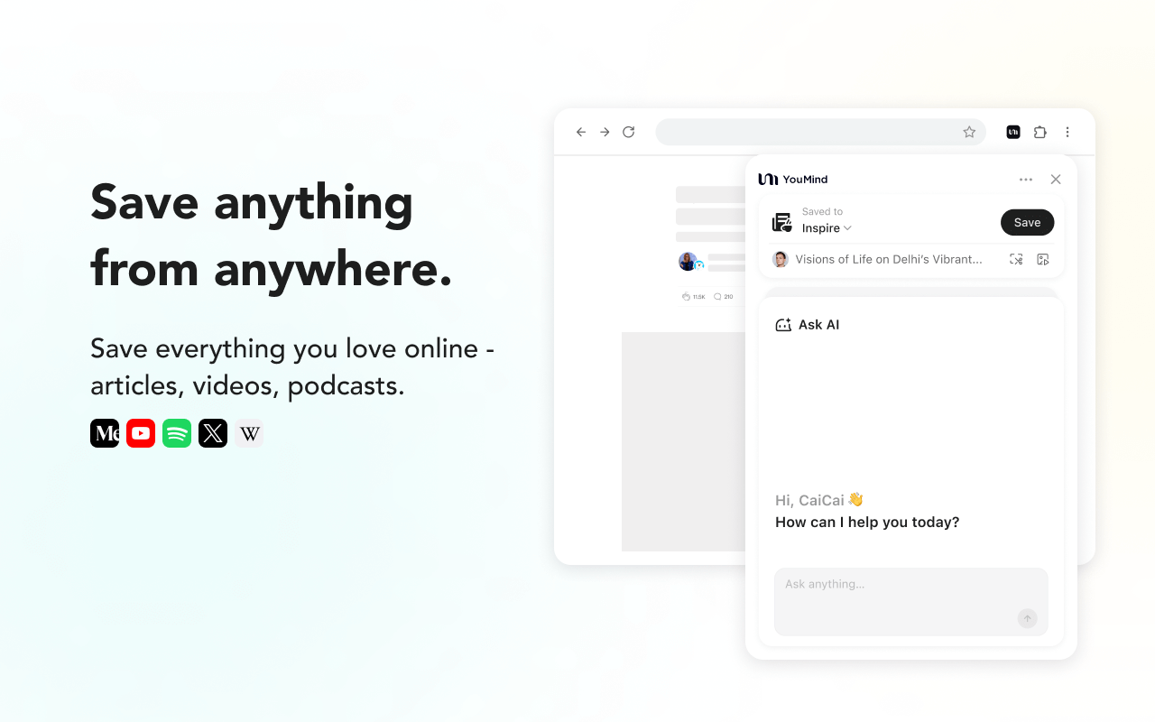 YouMind - Ask and save anything for creation插图