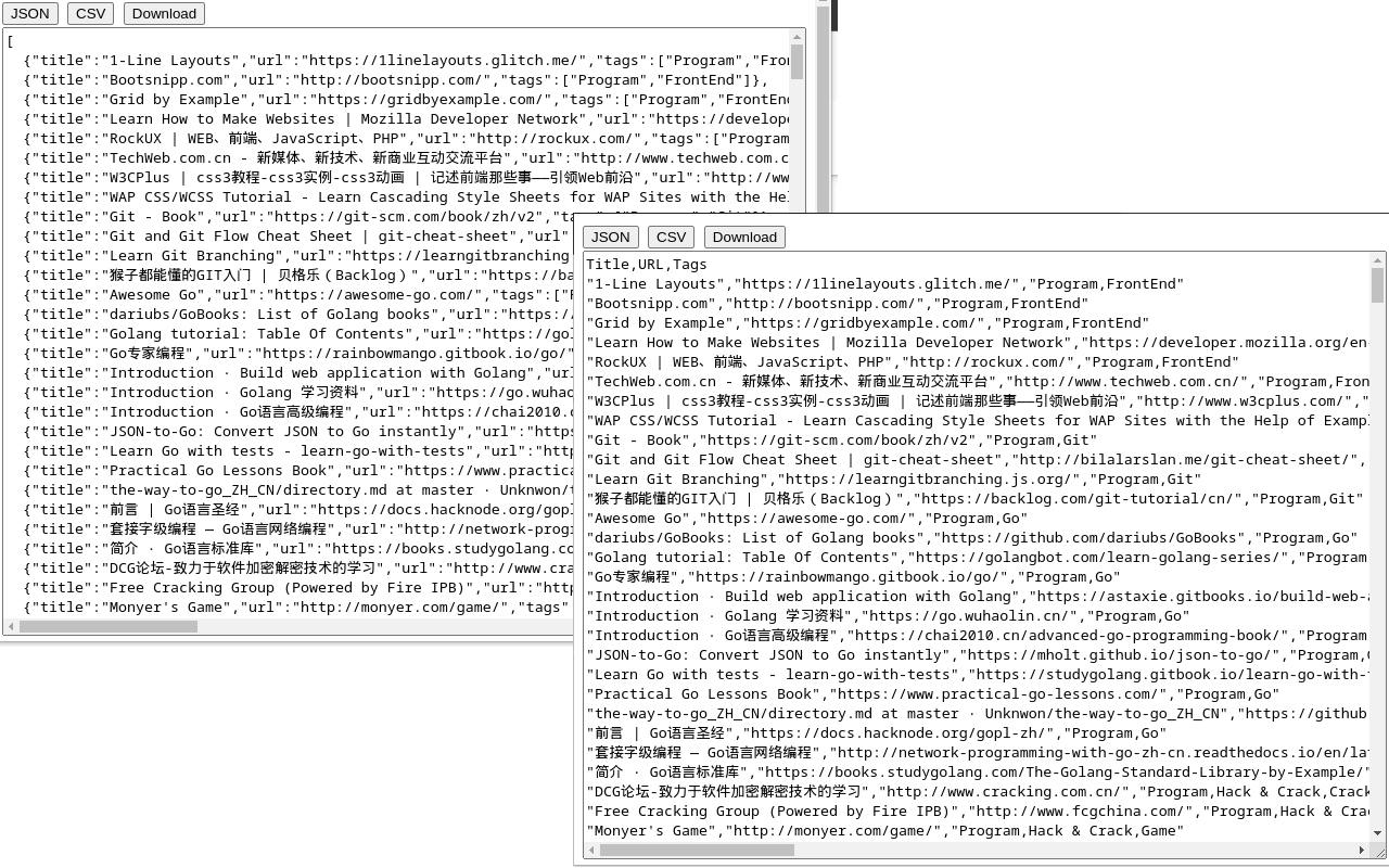 Bookmarks Exporter插图