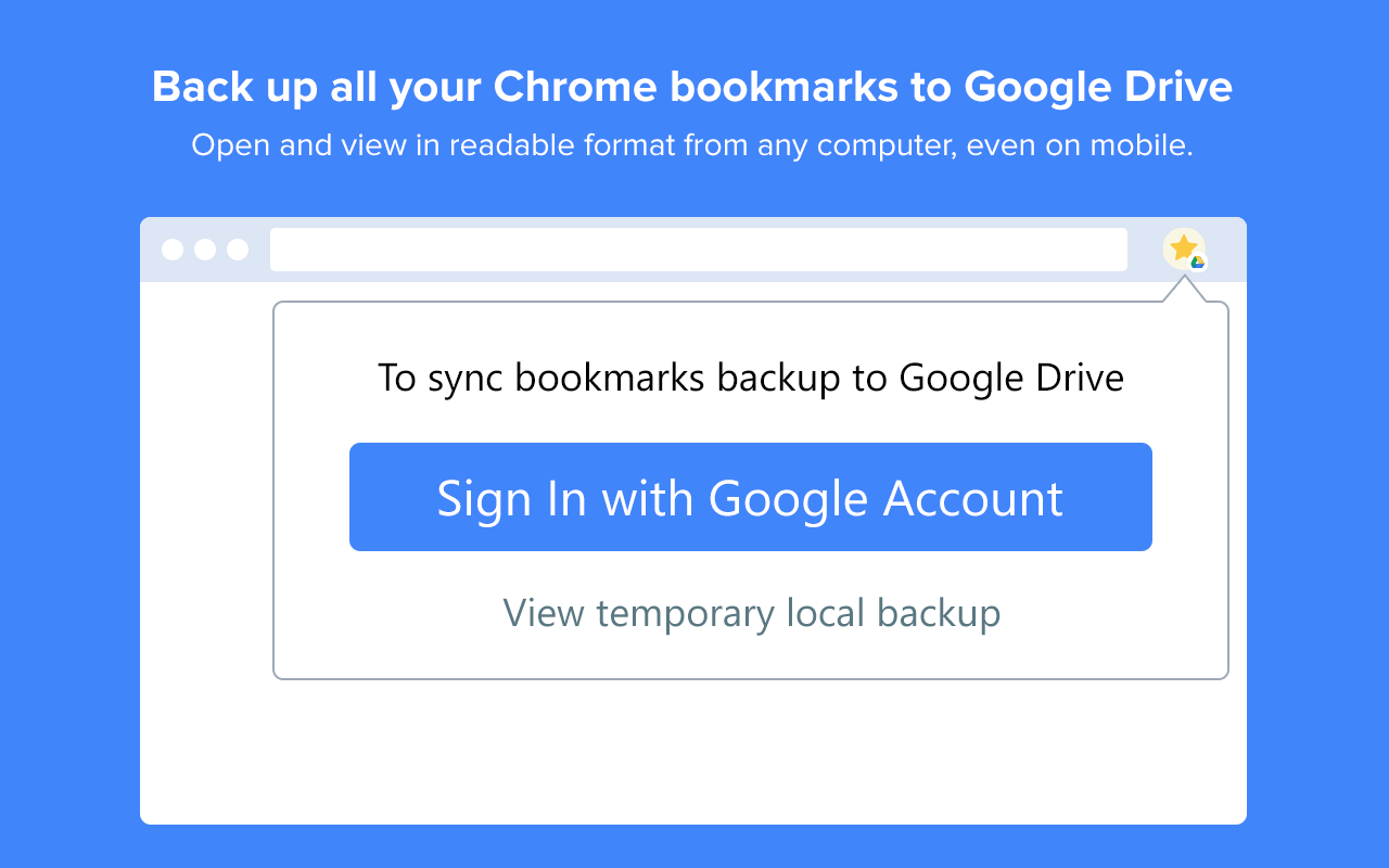 Bookmarks Backuper插图