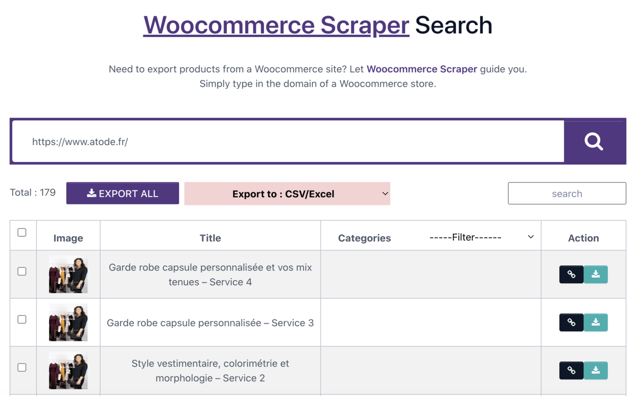 Woocommerce Scraper插图
