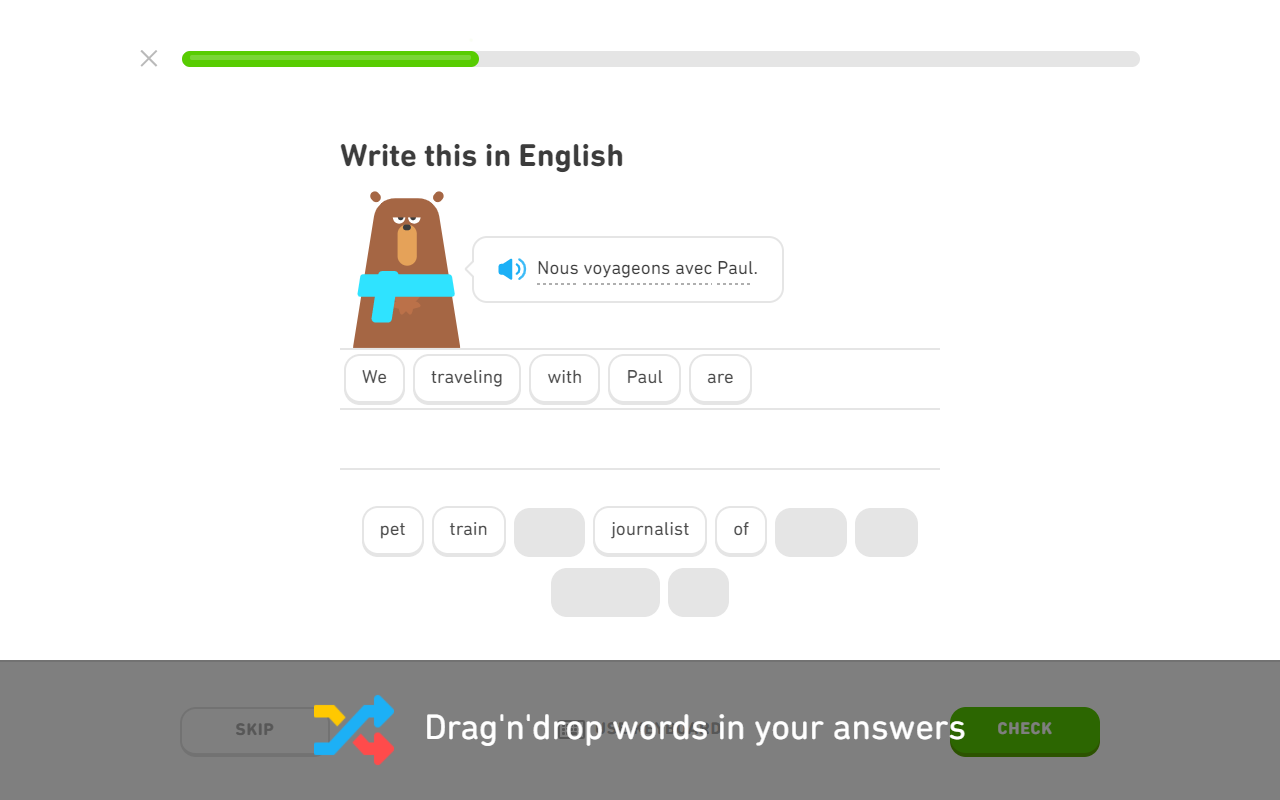 Duolingo Word Bank Dnd插图