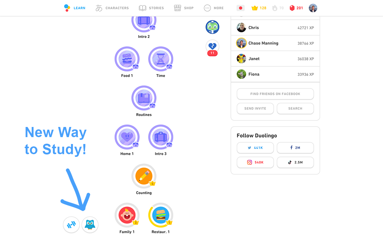Duolingo Spaced Repetition插图