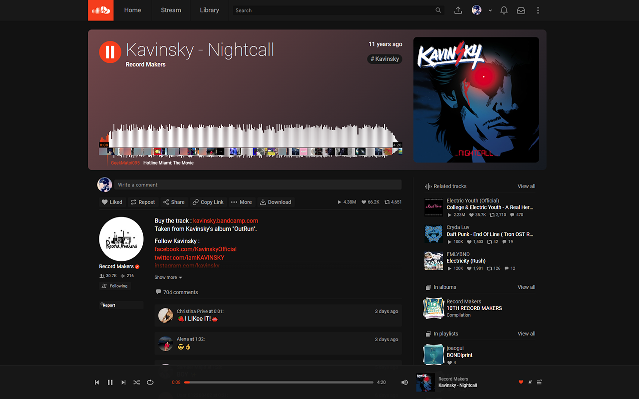 vOid skin for Soundcloud插图
