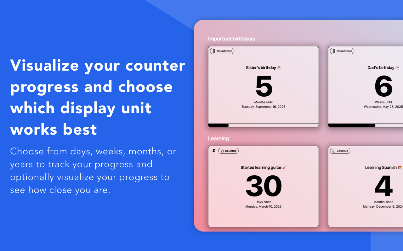Day Counter - New Tab Page插图