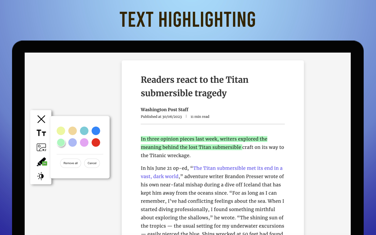 Clean Reader - Read without distractions插图