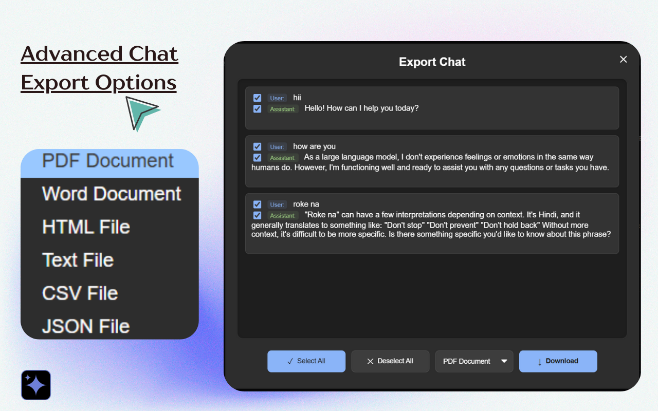 Gemini Prime: 165+Custom AI Prompts | Chat Export | Notes & Folders插图