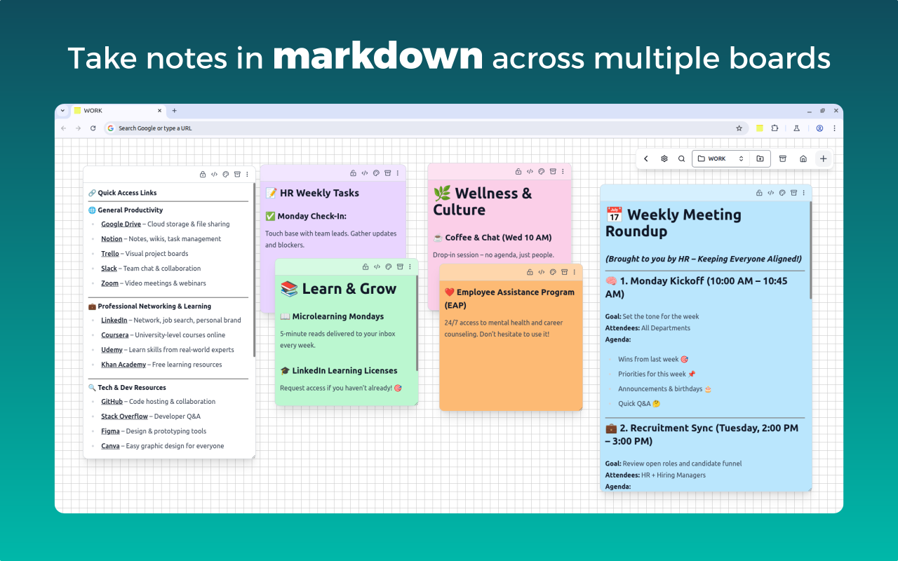 MemoTab - New Tab Notes插图