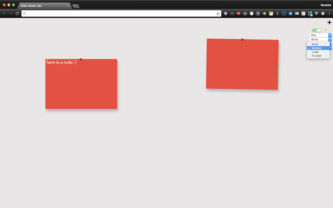 Sticky Notes Tab插图