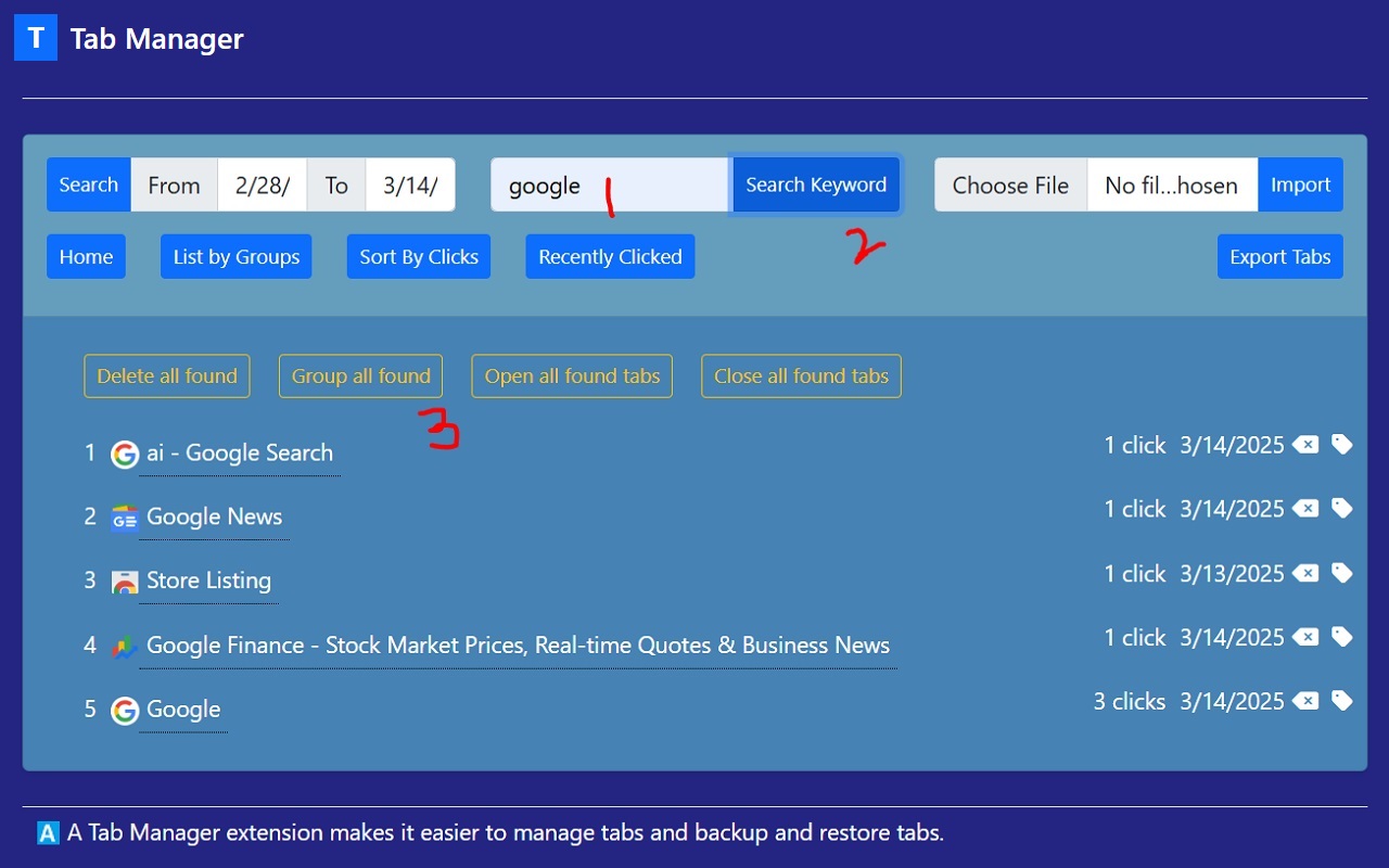 Tab Manager插图
