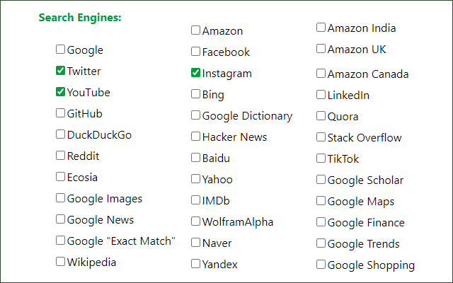 Multi Context Menu Search插图