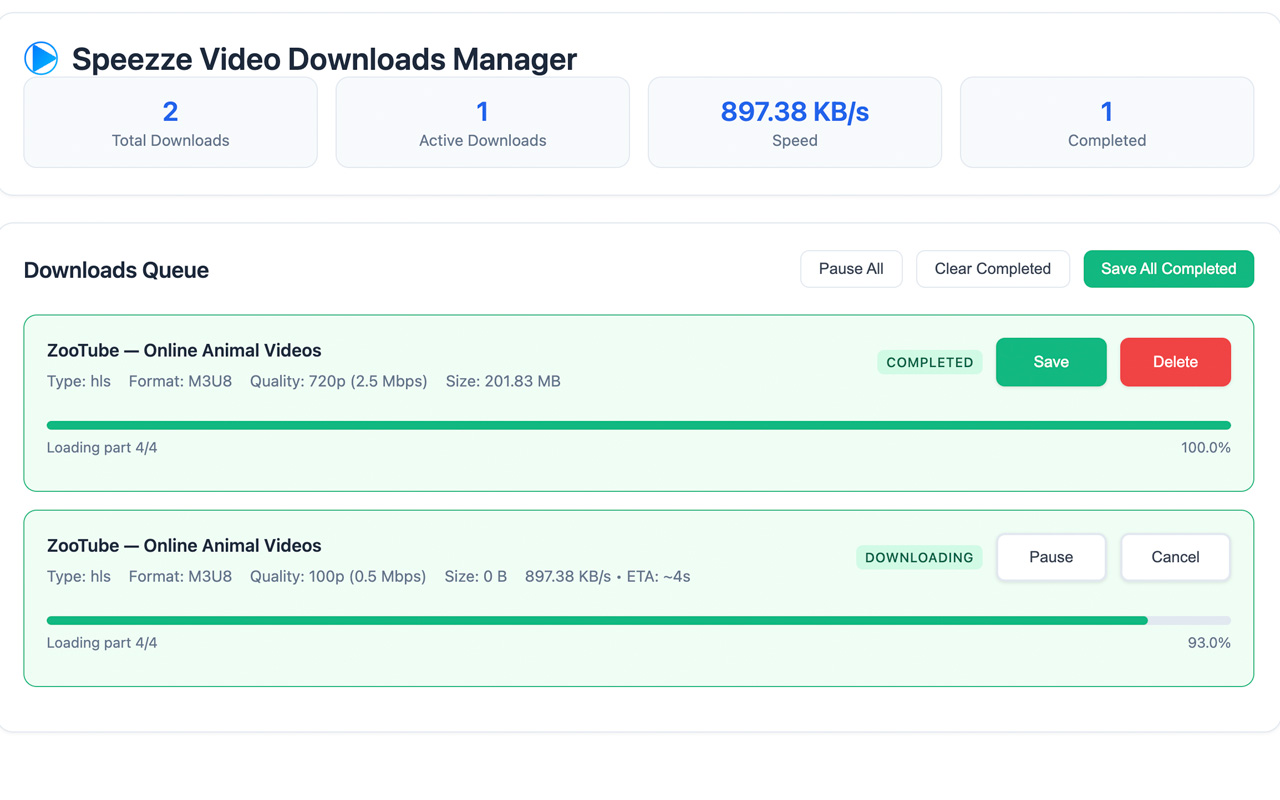 Speezze Video Downloader speezze插图