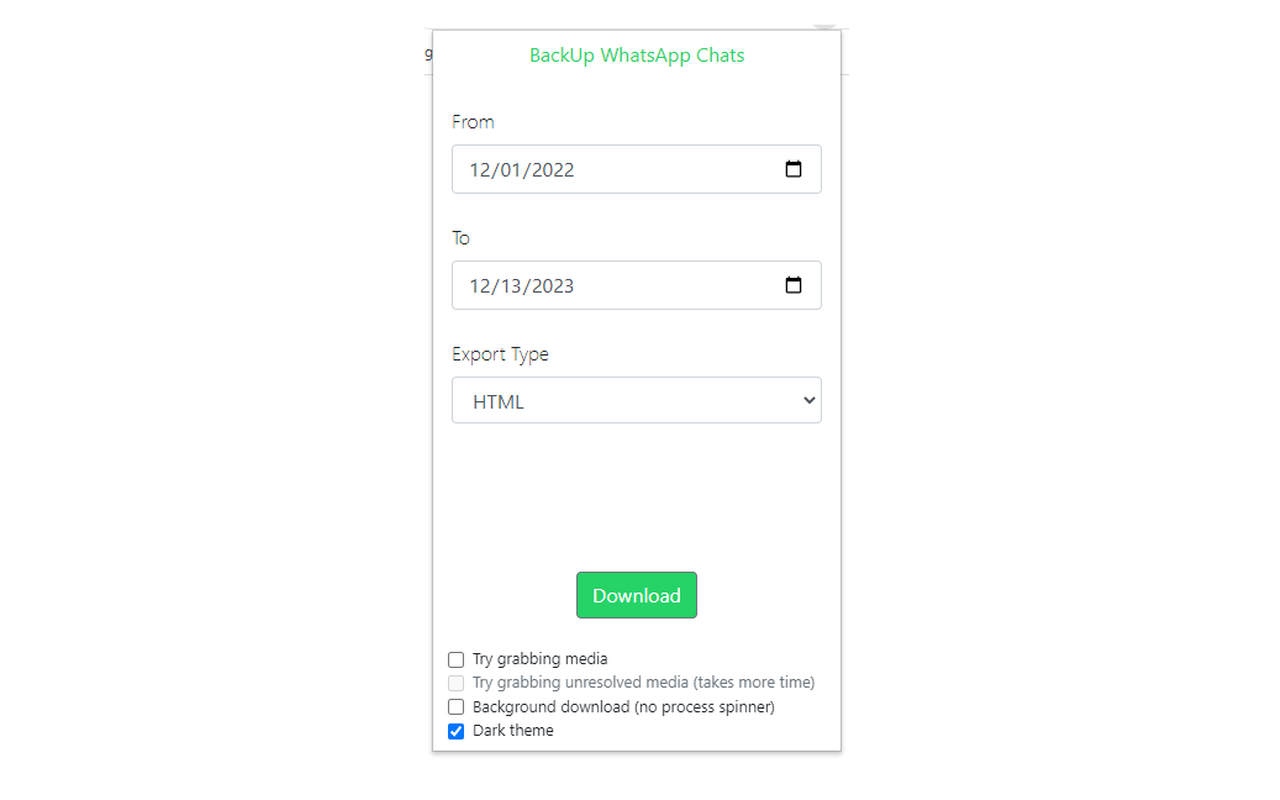 Backup WhatsApp Chats插图