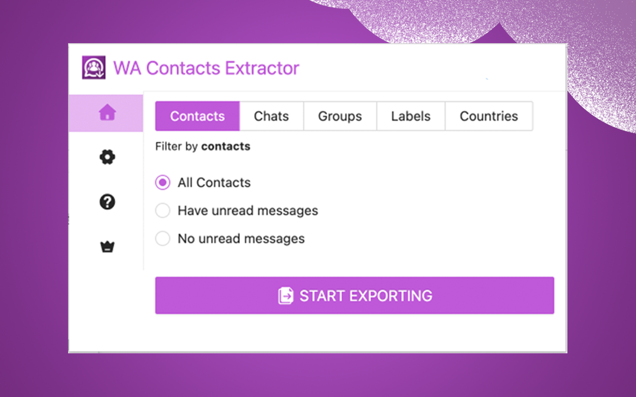 WA Contacts Extractor插图