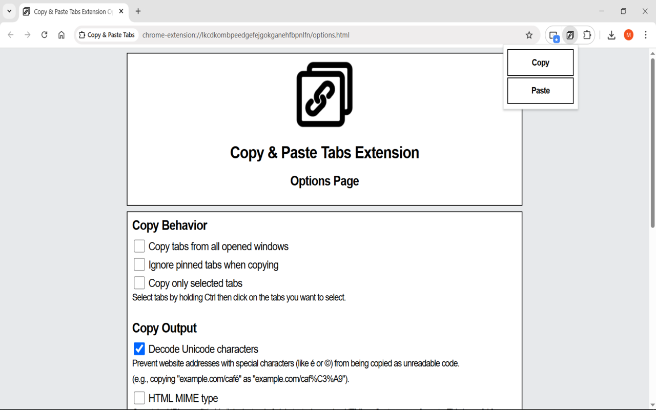 Copy & Paste Tabs插图 Copy & Paste Tabs插图