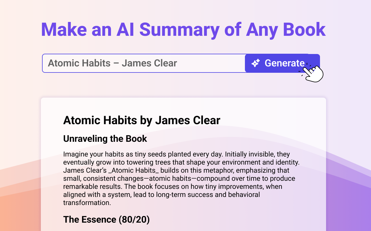 书籍摘要器插图