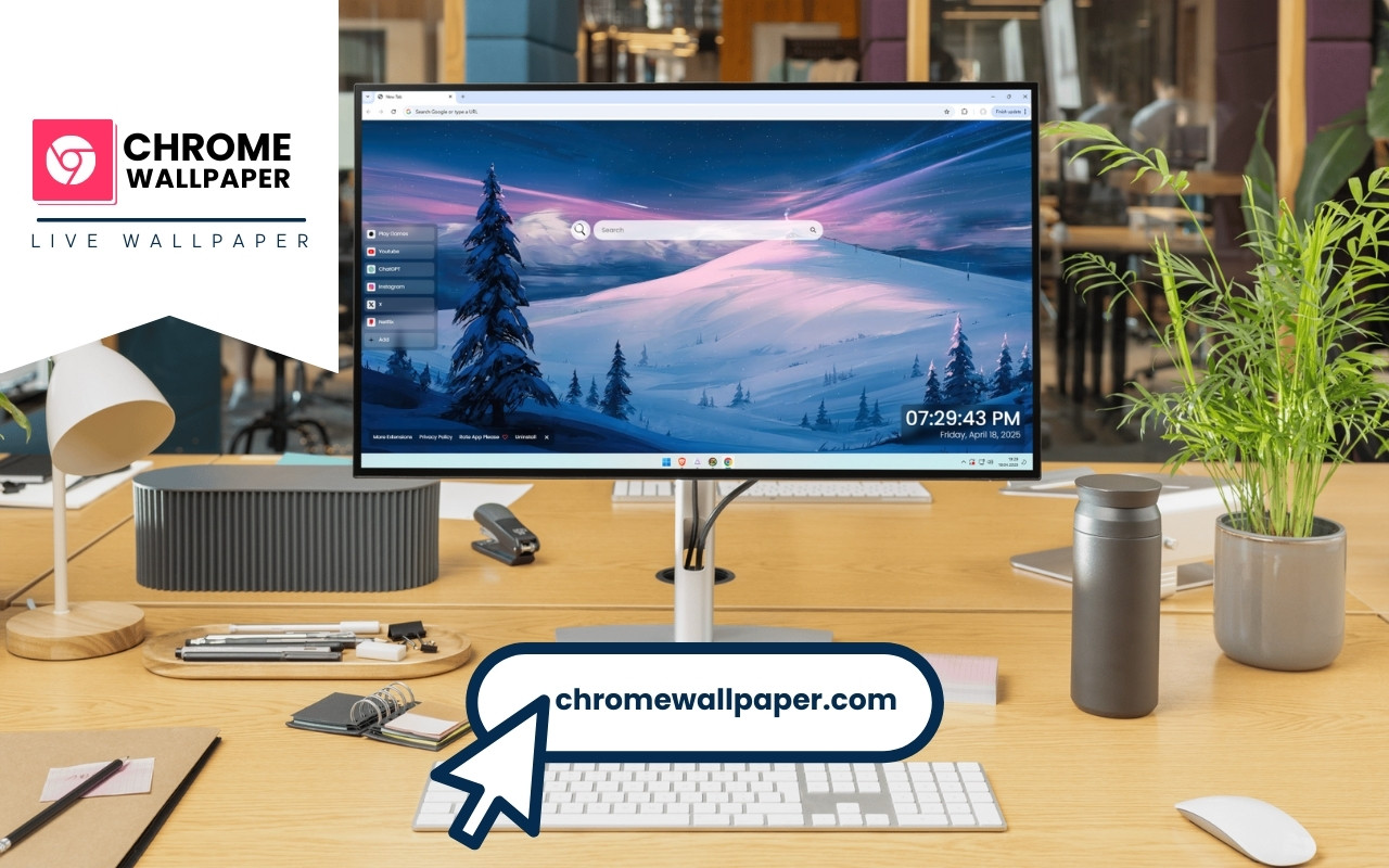 Winter Falling Star Live Wallpaper插图 Winter Falling Star Live Wallpaper插图