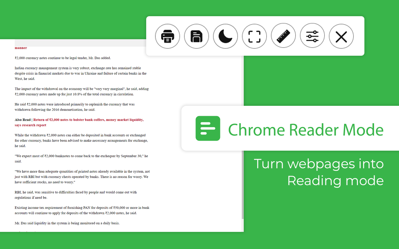Chrome Reader Mode插图