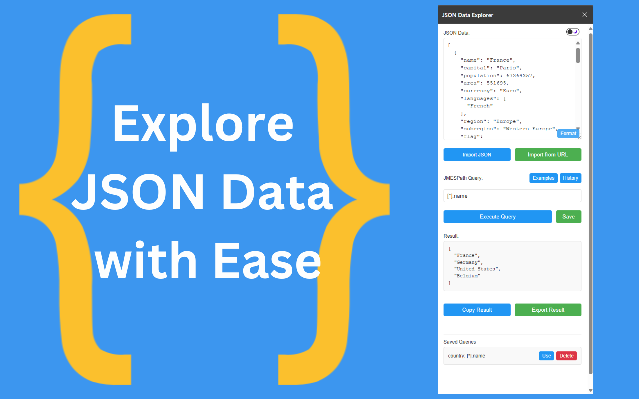 JSON Data Explorer插图 JSON Data Explorer插图