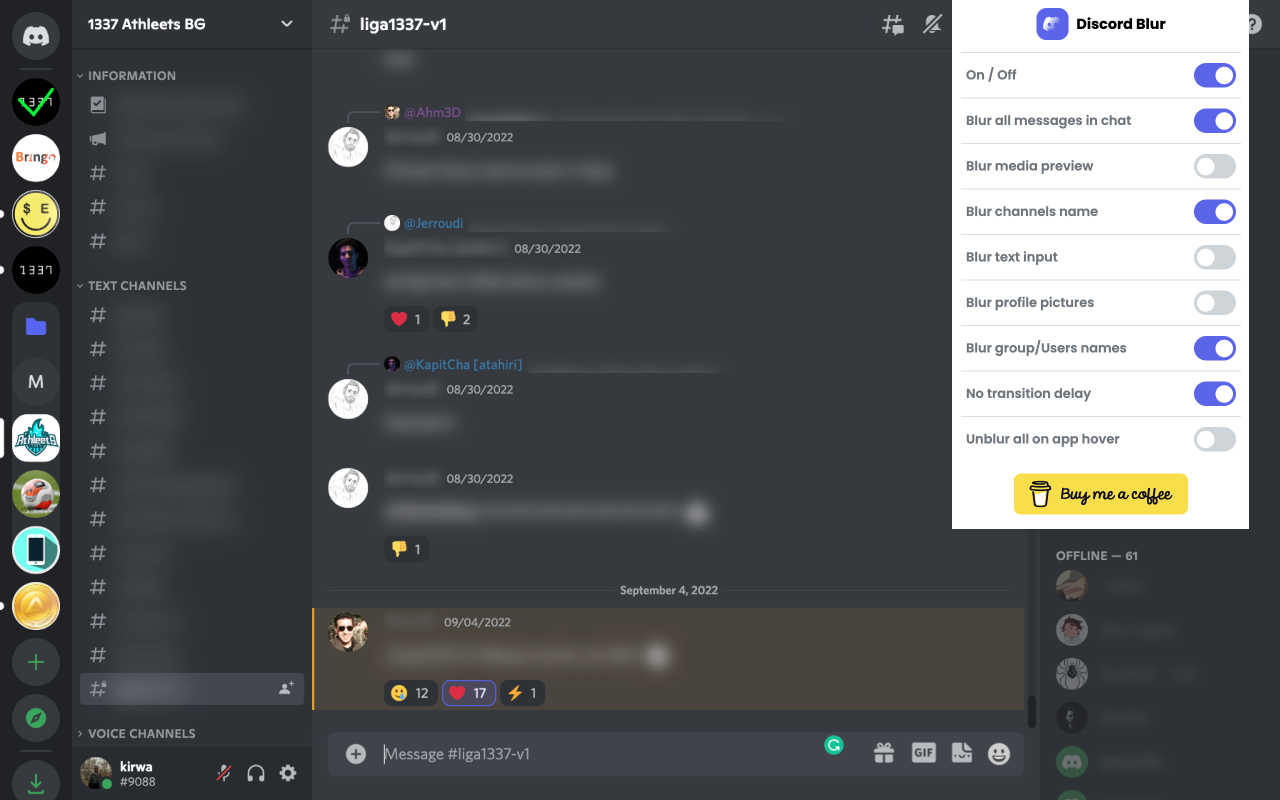Discord Blur插图