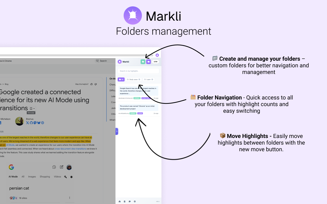 Markli - 高亮、查找和保存文本!插图 Markli - 高亮、查找和保存文本!插图