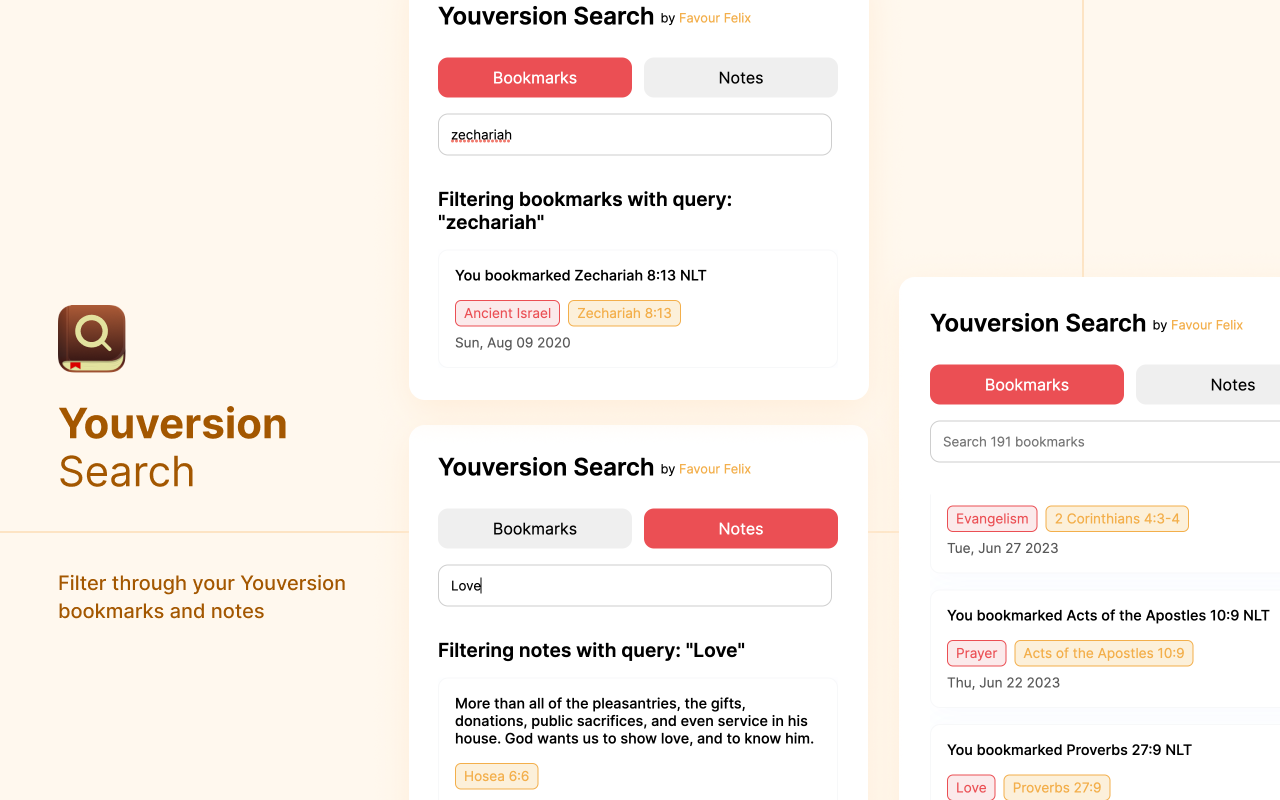 Youversion Search插图