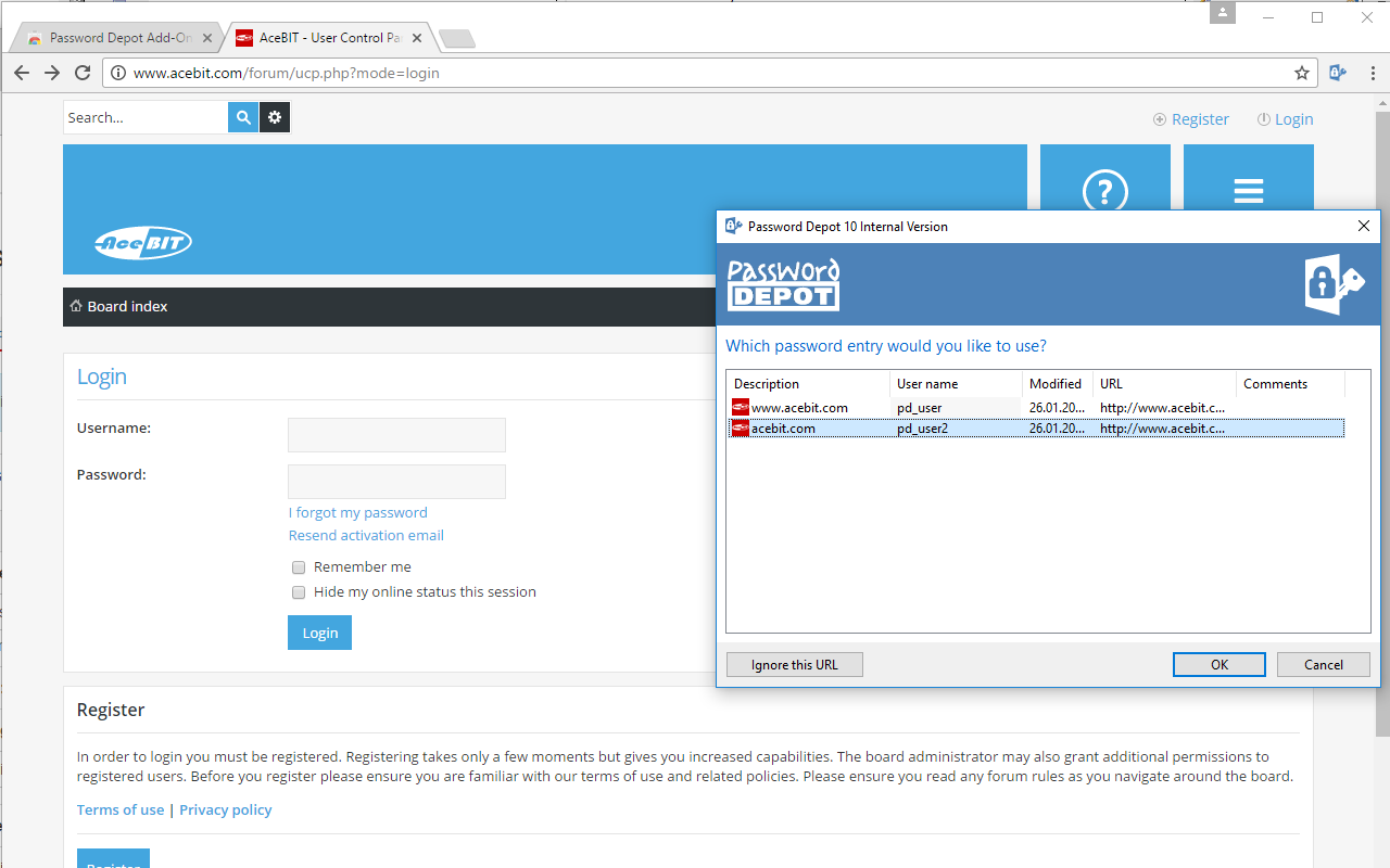 Password Depot Extension插图