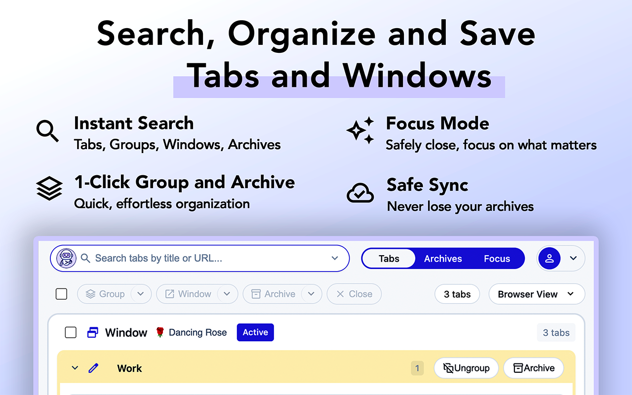 TabsPrompt: Your Smart Tab Manager TabsPrompt插图