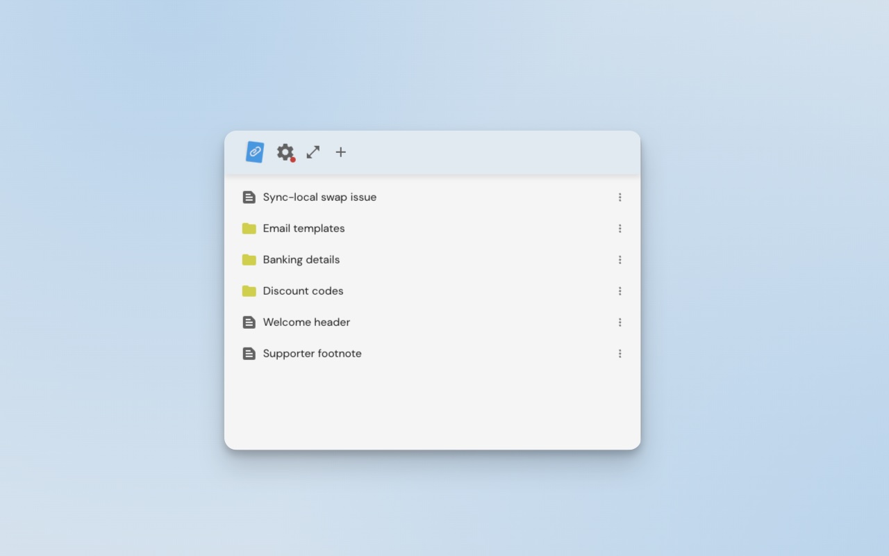 Permanent clipboard插图