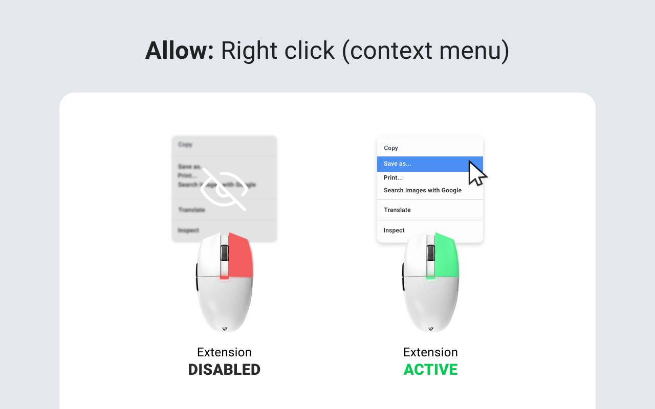 允许复制并启用右键点击插图