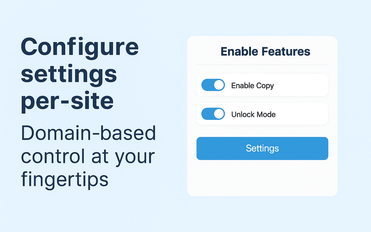 Enable Right Click – Copy, Paste & Context Menu插图