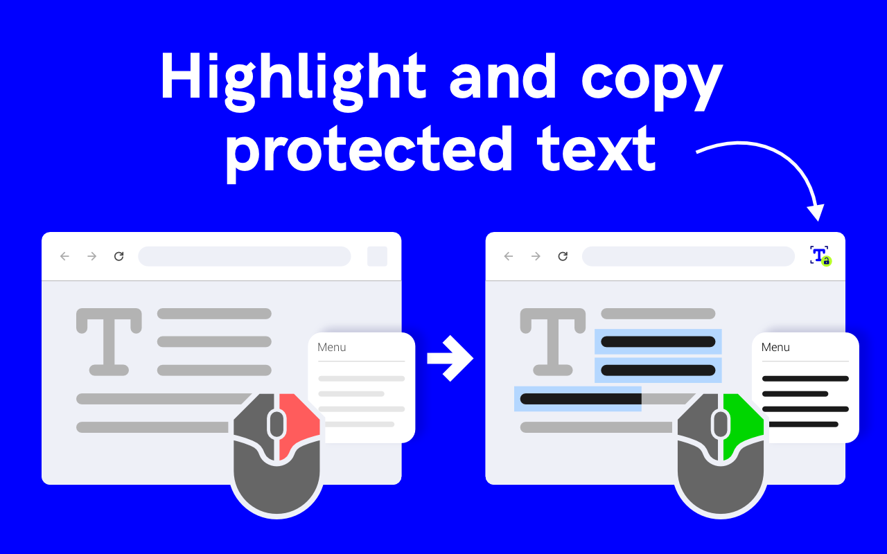 复制受保护的文本插图