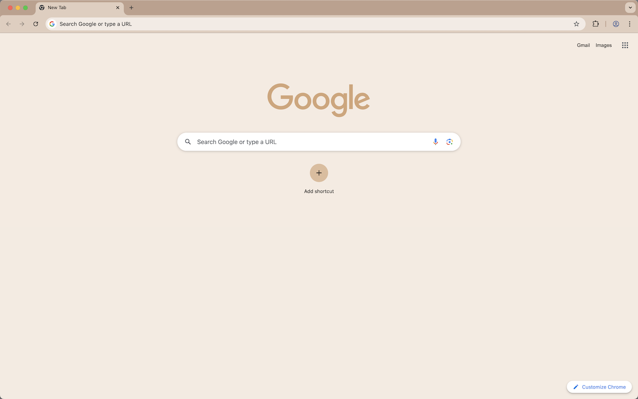 柔和的粉彩棕色主题插图