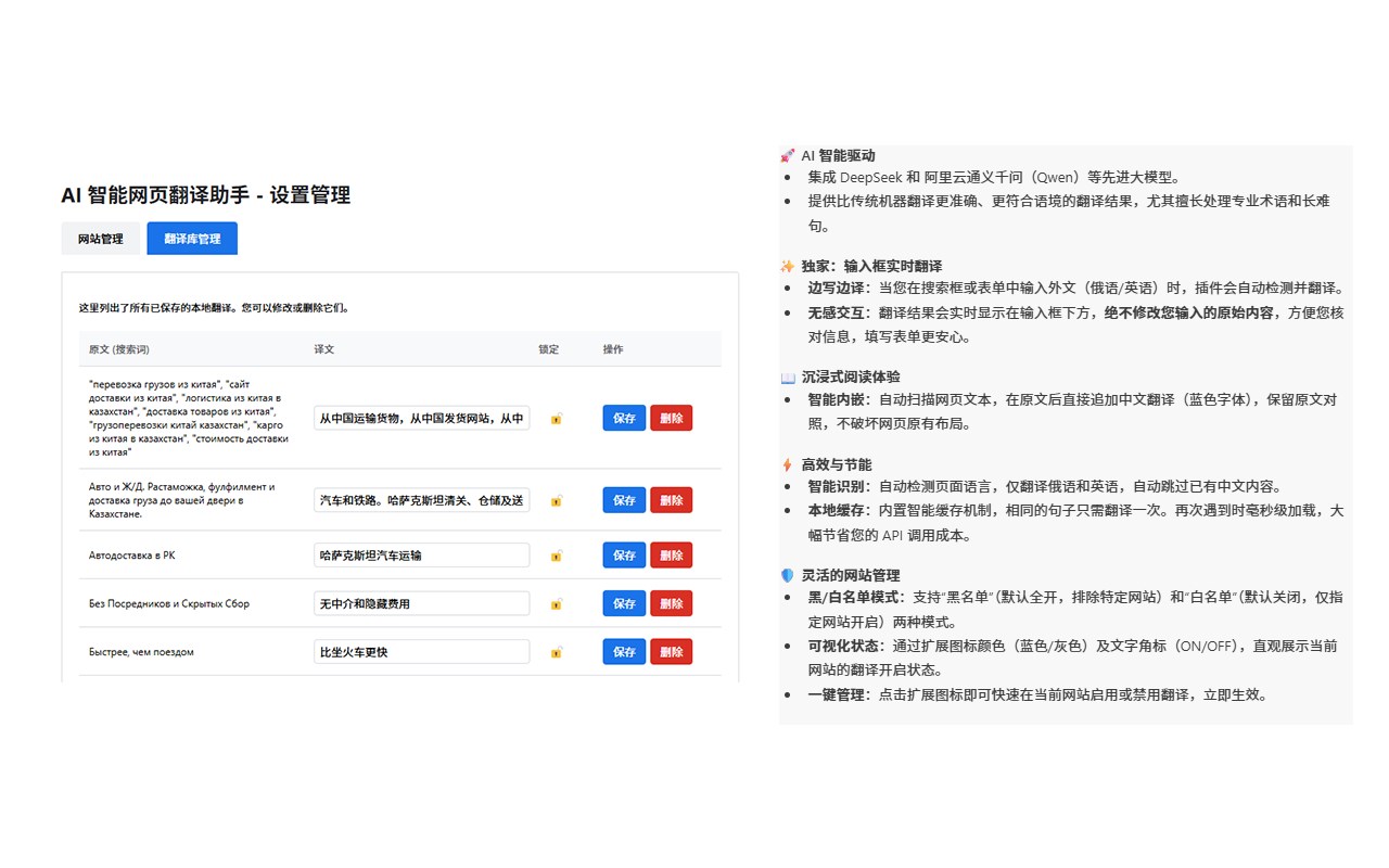 AI 智能网页翻译助手插图