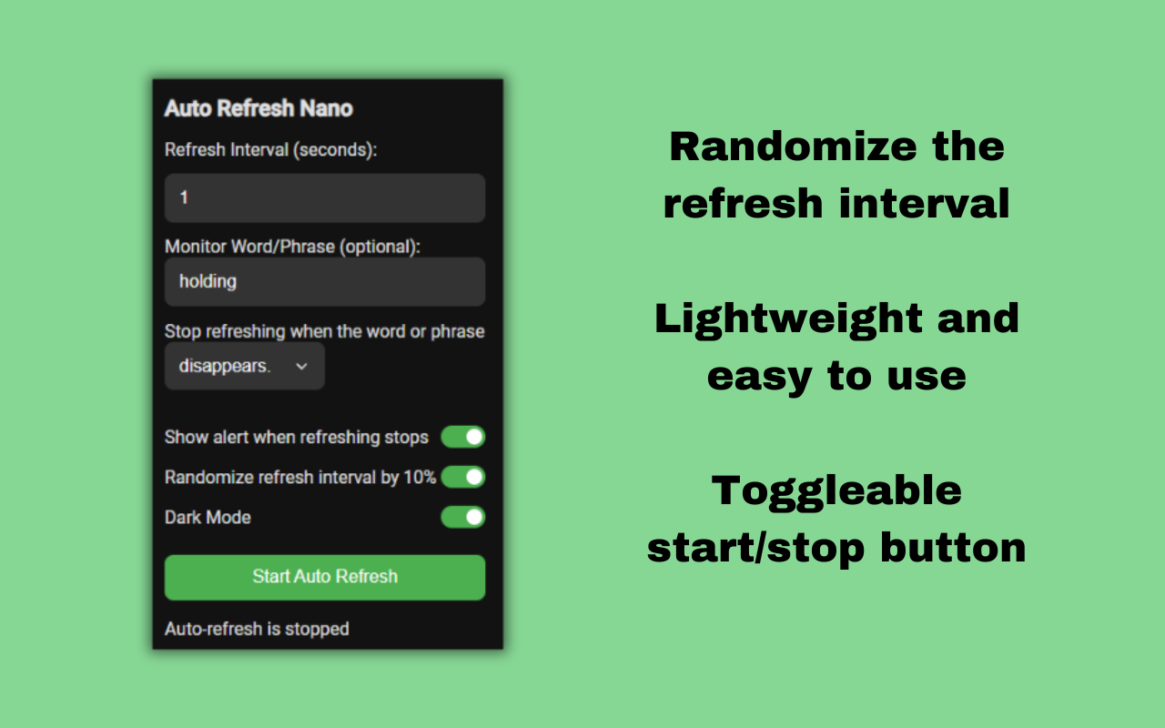 Auto Refresh Nano插图